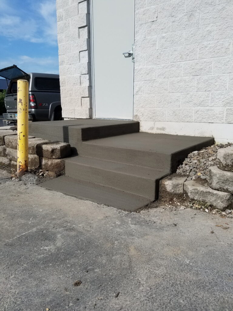 Concrete stair project